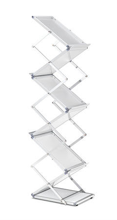 Broschyrställ Plexi, golv